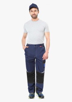 Брюки СИРИУС-ФАВОРИТ-МЕГА т.синий с чёрным и васильковым, СОП