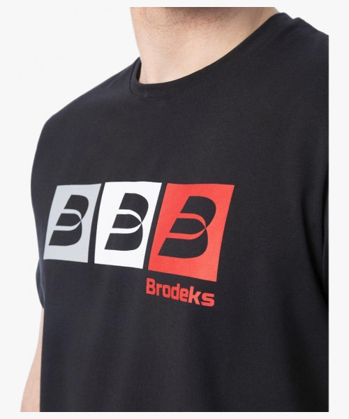 Футболка Brodeks KS705, цвет чёрный