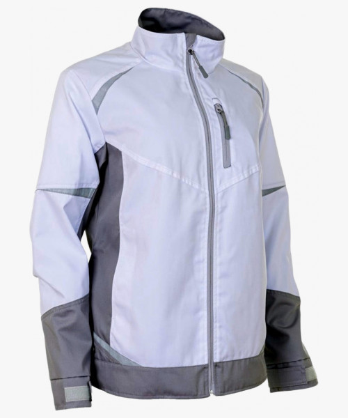 Куртка рабочая женская Brodeks KS228, цвет белый, серый
