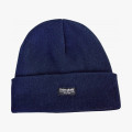 Шапка трикотажная двойная утепленная Север, темно-синий