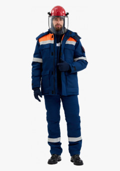 Костюм зимний Энергия-Г (91,4 кал.), т.синий/оранжевый
