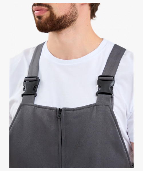 Костюм зимний Труженик-Ультра-2 СОП (тк.Смесовая,210) п/к, т.серый/красный