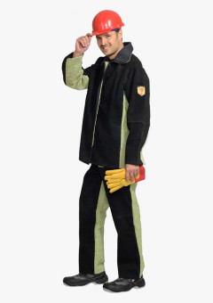 Костюм сварщика: куртка, брюки брезентовый со спилком (2,7 кв.м) тип Б