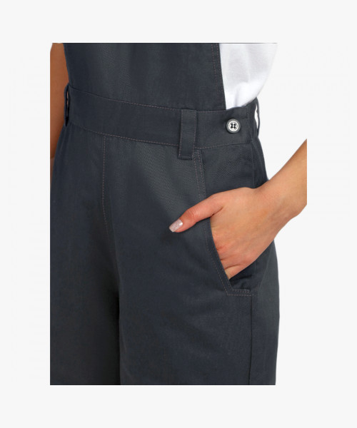 Полукомбинезон женский ProfLineSpecialist (тк. Смесовая, 240), серый/розовый