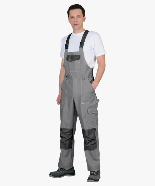 Костюм СИРИУС-ВЕСТ-ВОРК куртка кор., п/к, ср.серый с т.серым