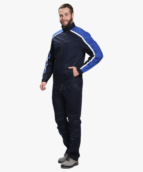 Куртка Алькор (тк.Карелия,260), т.синий/васильковый