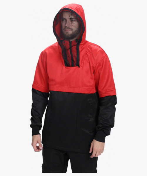 Костюм мужской Защита (тк.Смесовая,240), красный/черный