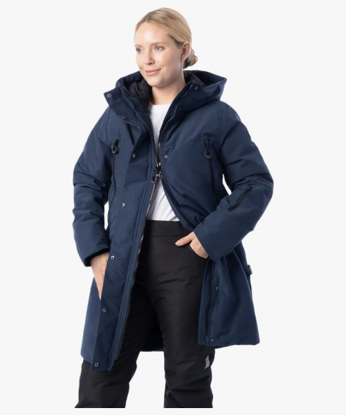 Куртка-парка женская зимняя Brodeks KW 258, цвет синий