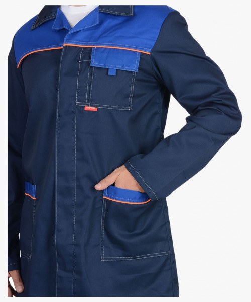 Халат мужской СИРИУС-ФАВОРИТ синий