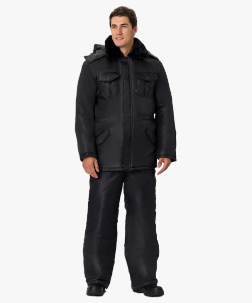 Костюм зимний для Охранника (брюки), черный