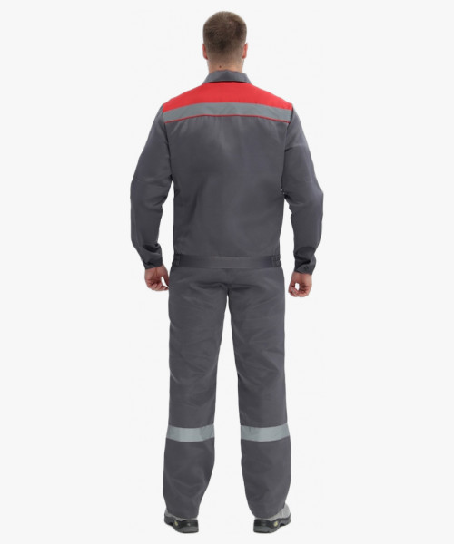 Костюм Легион-2 СОП (тк.Смесовая,210) п/к, т.серый/красный