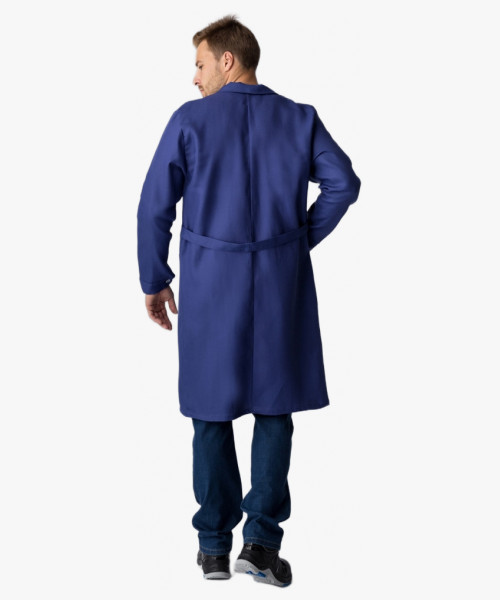 Халат мужской рабочий (тк.Диагональ,195), т.синий