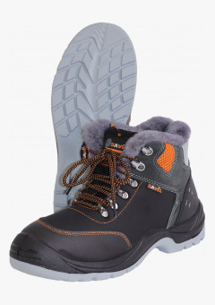 Ботинки АКТИВ, кожа, нат. мех, ПУ-ТПУ