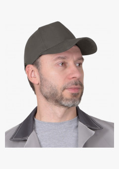 Кепка-бейсболка серая (пакет по 50 шт.,в упаковке 200 шт.)
