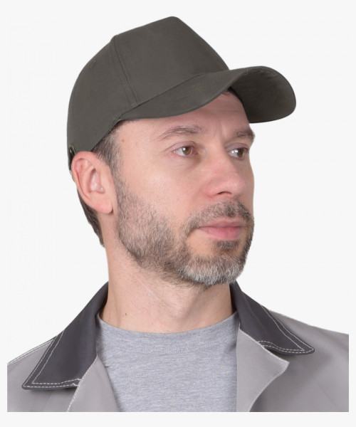 Кепка-бейсболка серая (пакет по 50 шт.,в упаковке 200 шт.)