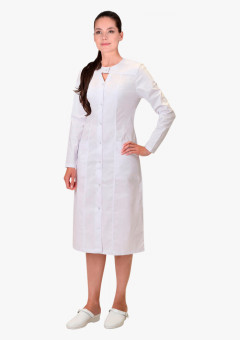 Халат СИРИУС-ГЛОРИЯ женский белый