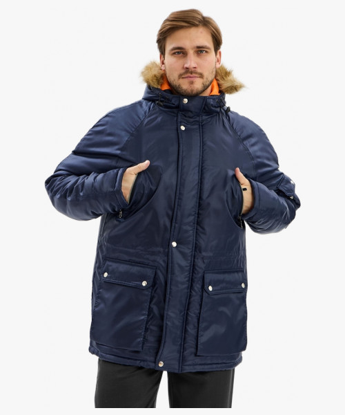 Куртка зимняя Аляска (Оксфорд), темно-синий