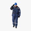 Костюм зимний Беркут (Таслан) п/к, темно-синий/черный