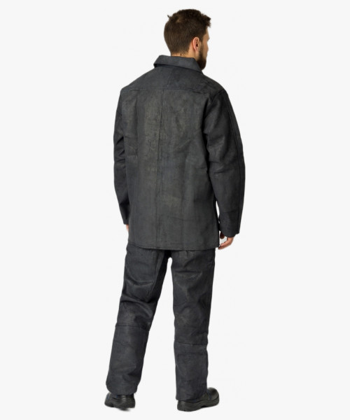 Костюм сварщика цельноспилковый 2 кл.защиты(Спилок 0,9-1,2), черный