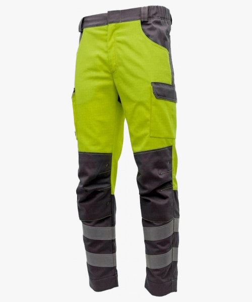 Брюки мультизащитные Brodeks MS38-61, цвет жёлтый, серый