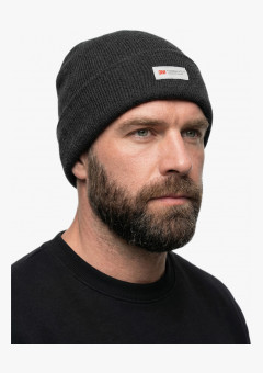 Шапка утепленная ProfLineLeader (Полушерсть), черный