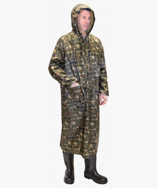 Плащ влагозащитный SIRIUS Стандарт (210 гр/м2) КМФ цифра (ЧЗ)