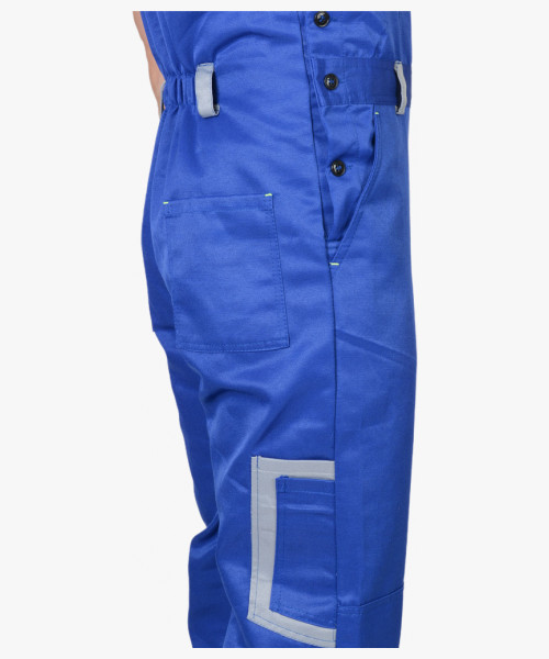 Костюм СИРИУС-ПРАКТИК куртка, п/к васильковый со св.серым