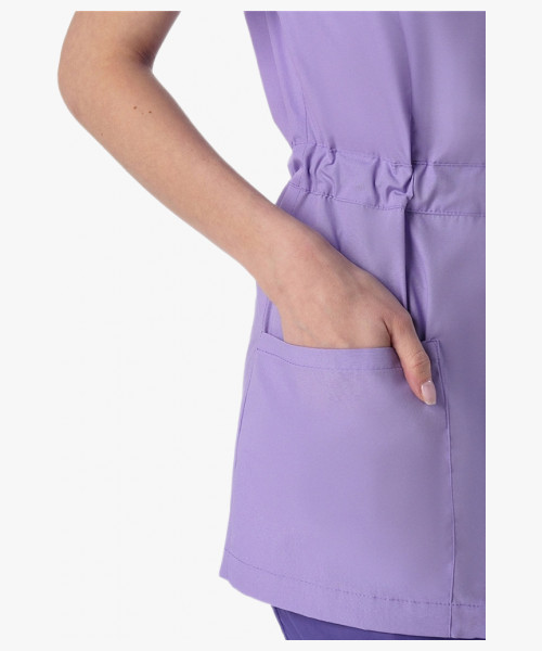 Костюм женский Симпл-001 (тк.Смесовая,120) MedLine, фиолетовый/сирень