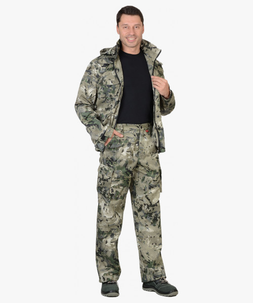 Костюм СИРИУС-ПУМА куртка, брюки (тк. Грета 210) КМФ Степь