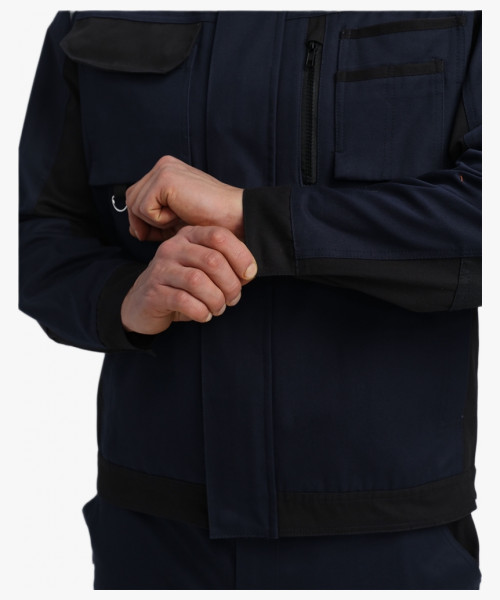 Куртка Милан NEW CH МВО (тк.Смесовая,270), т.синий/черный