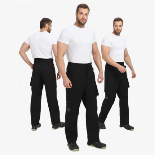 Брюки ProfLineLeader (тк.Софтшел), черный