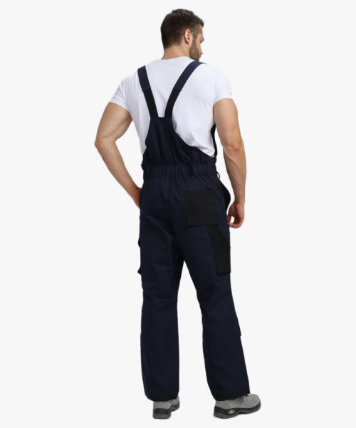 Полукомбинезон Милан CH (тк.Смесовая,260), т.синий/черный