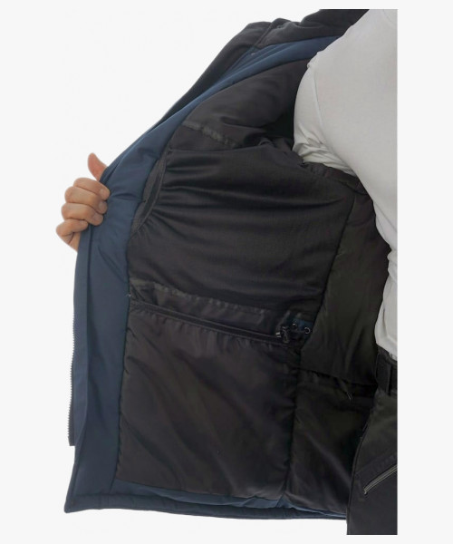 Куртка-парка зимняя мужская Brodeks KW204, цвет синий