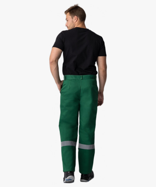 Костюм Лигор-1 СОП У. (тк.Смесовая,210) брюки, зеленый/желтый