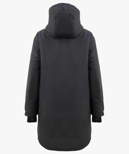 Куртка-парка женская зимняя Brodeks KW258, цвет чёрный