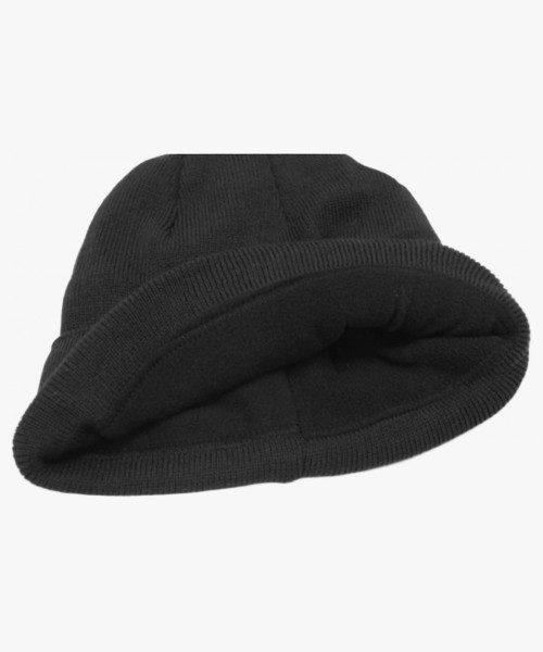 Шапка трикотажная двойная Фрост, черный
