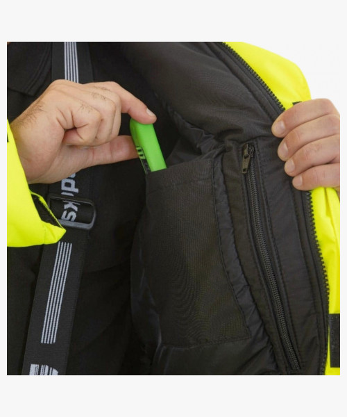 Куртка-парка сигнальная зимняя Brodeks KW220, цвет жёлтый