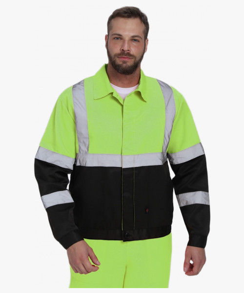 Костюм сигнальный Ярксион-2 СОП К. (тк.Смесовая,210) п/к, желтый/черный