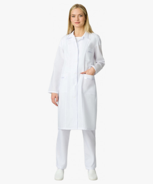 Халат женский Стандарт (тк.ТиСи), белый