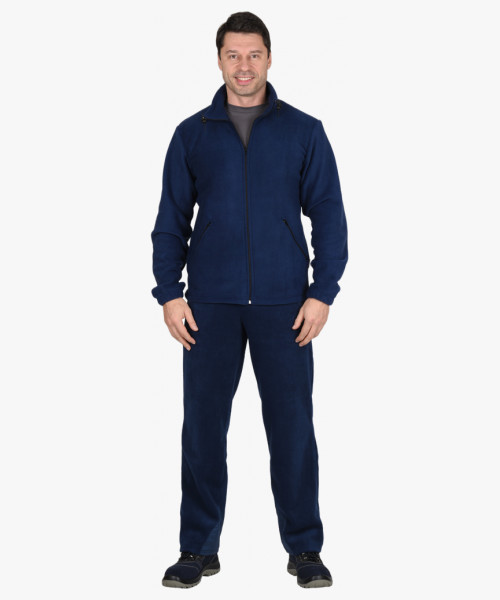 Куртка флисовая темно-синяя