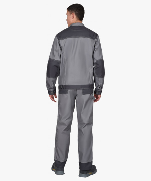 Куртк. СИРИУС-ВЕСТ-ВОРК ср. серый с т.серым пл. 275 г/кв.м