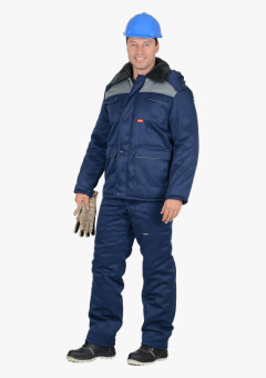 Куртка СИРИУС-ПРОФЕССИОНАЛ синяя с серым