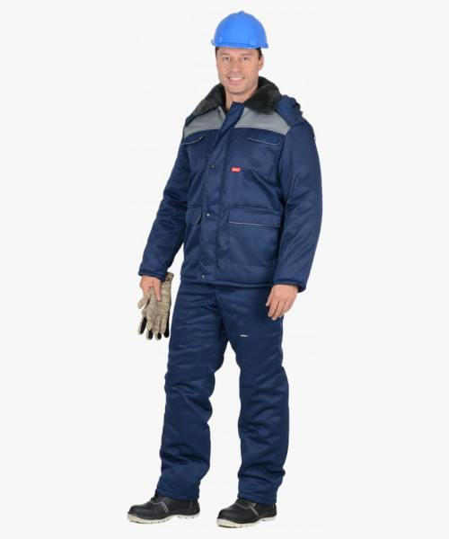 Куртка СИРИУС-ПРОФЕССИОНАЛ синяя с серым