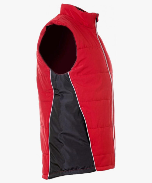 Жилет утеплённый Brodeks KW101, цвет красный, чёрный