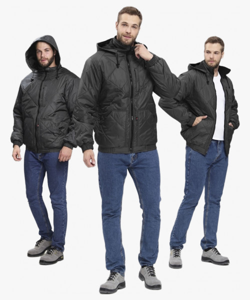 Куртка демисезонная Бомбер-Люкс (тк.Дюспо), серый