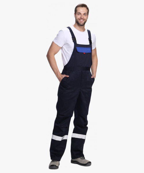 Костюм Флофт-2 СОП У. (тк.Смесовая,210) п/к, т.синий/васильковый/красный