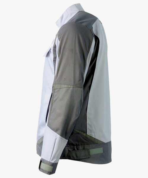 Куртка летняя мужская Brodeks KS202, цвет белый, серый