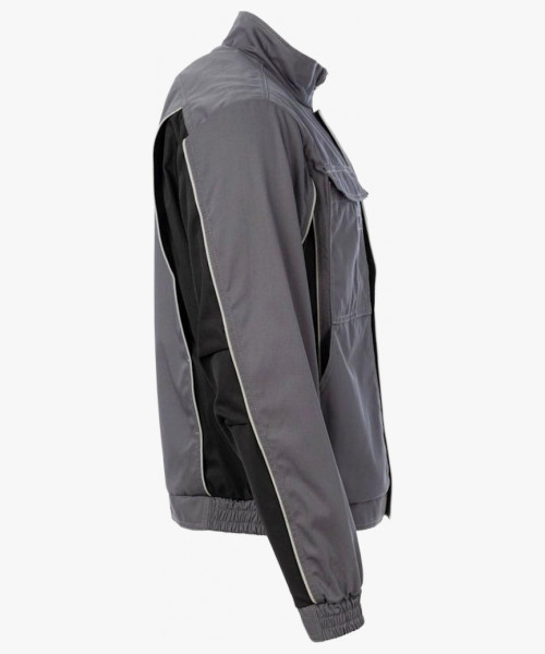 Куртка летняя мужская Brodeks KS201, цвет серый, чёрный