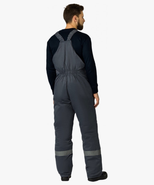 Полукомбинезон зимний Экспертный-Люкс (тк.Смесовая,210), т.серый