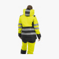 Куртка сигнальная женская зимняя Brodeks KW230, цвет жёлтый, чёрный